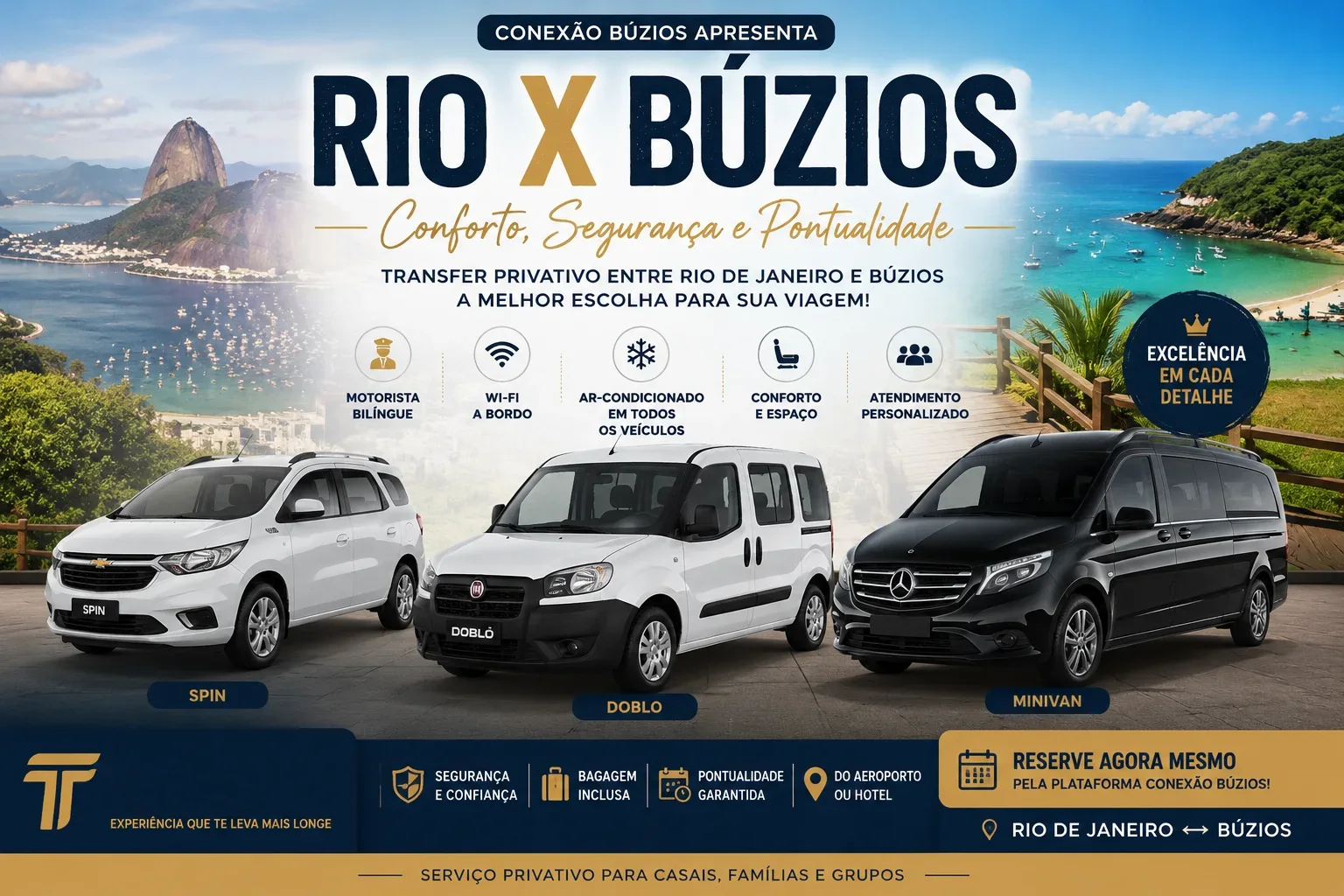Private Transfer Rio, Búzios and Lakes Region
