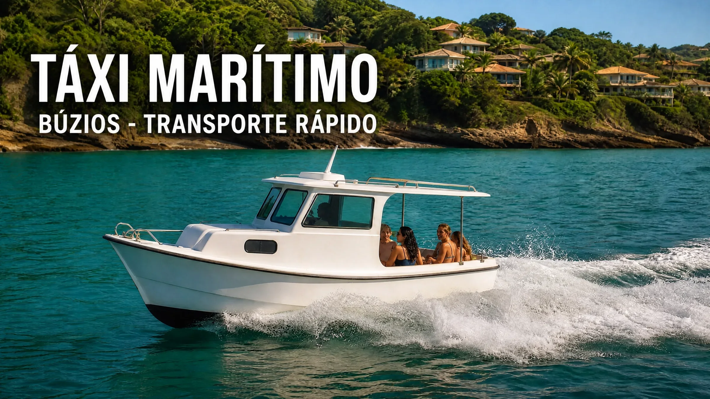 Taxi marítimo en Búzios
