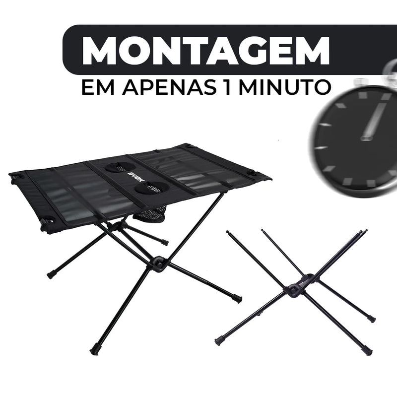Mesa Dobrável Portátil Ultralight de Alumínio - Ideal para Camping e Aventura