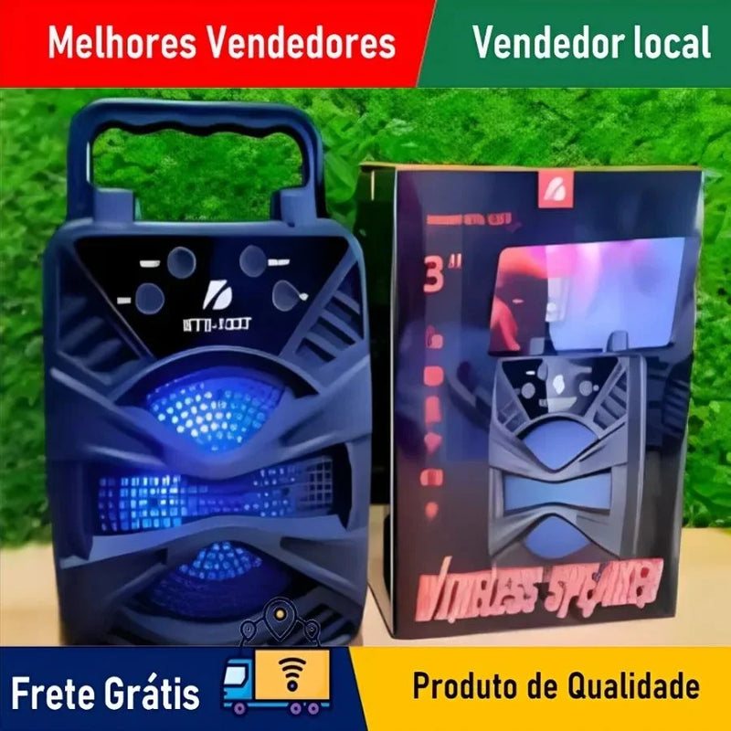 Caixa de Som Portátil KTS-1337 KIMISO