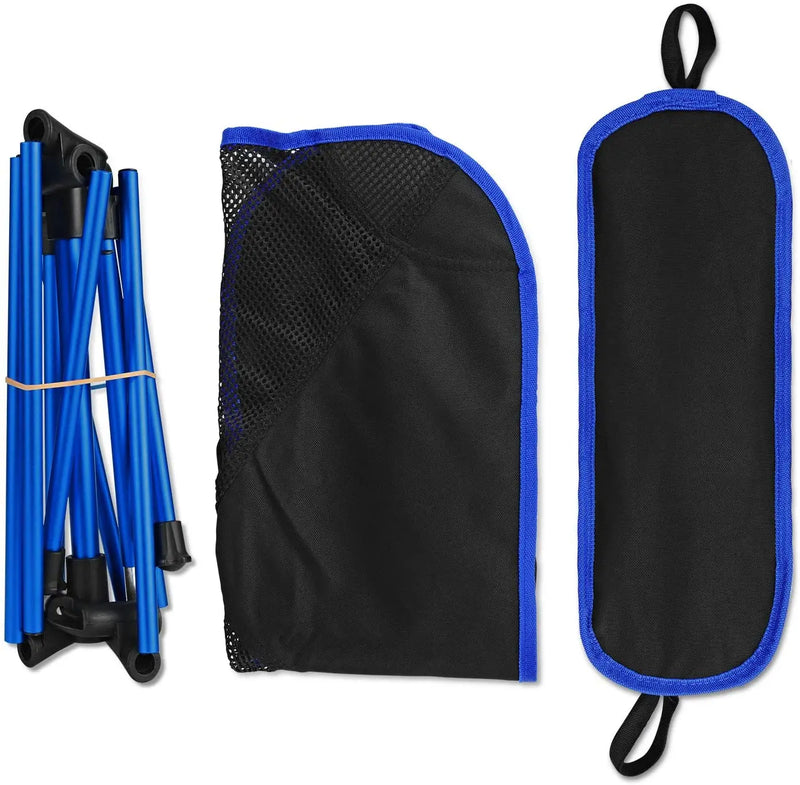Cadeira Dobrável Portátil Ultralight Azulblanco - Conforto e Versatilidade para Todas as Avenidas!