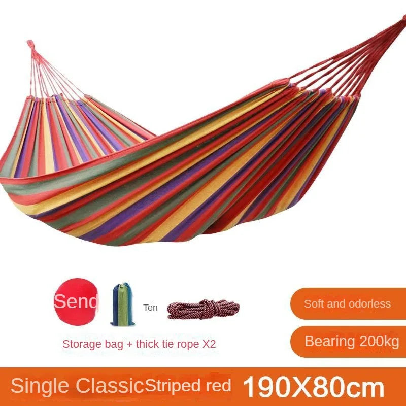 Rede de Descanso Canvas - Single Hammock Listrada
