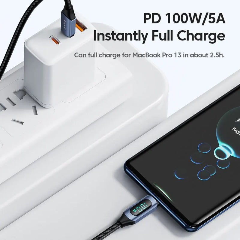Cabo Toocki Tipo C para USB Tipo C