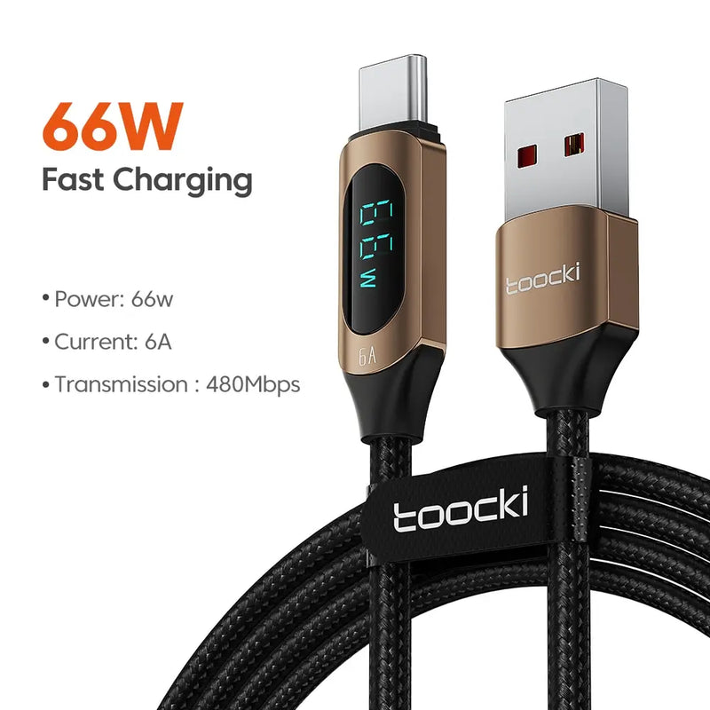 Cabo Toocki Tipo C para USB Tipo C