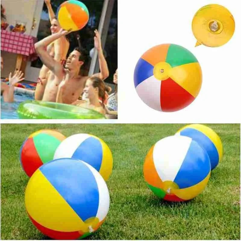 Bola Inflável de Verão - Diversão ao Ar Livre para Toda a Família