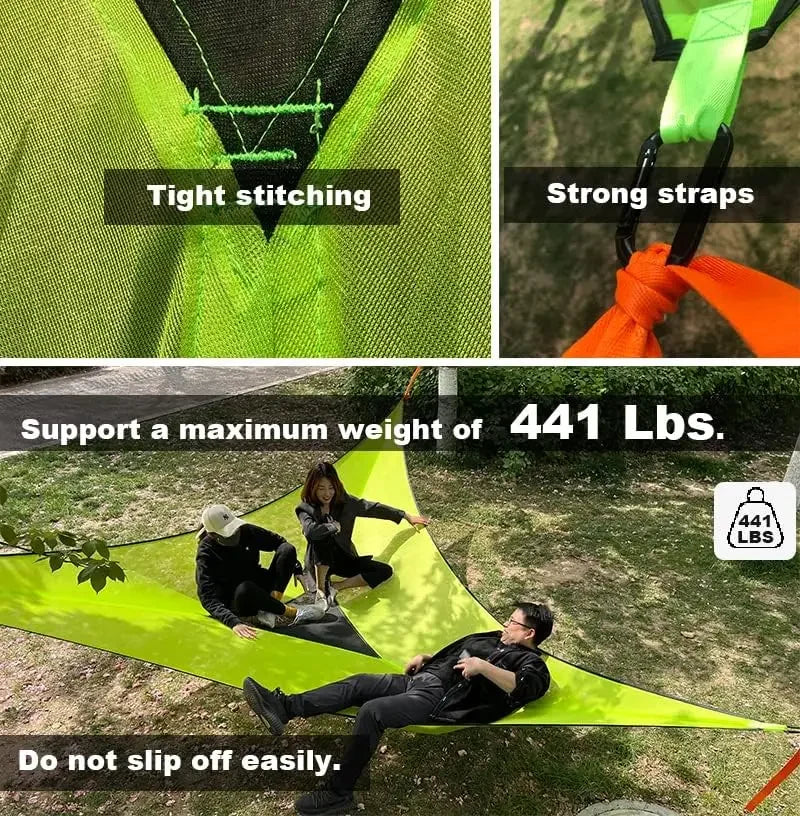 Rede Portátil Triangular - Tenda Suspensa para Camping