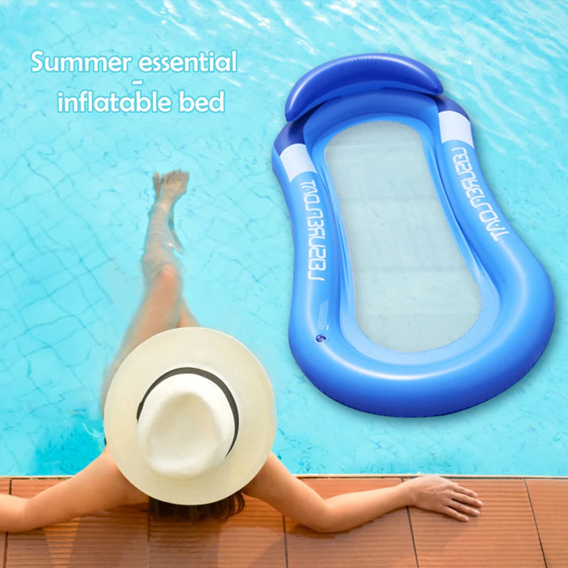 Rede Inflável Flutuante - Relaxamento e Diversão na Água
