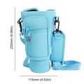 Bolsa Portátil para Garrafa de Água com Bolso para Telefone - Estilo e Praticidade!