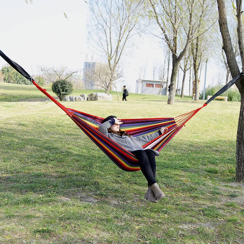 Rede de Descanso Canvas - Single Hammock Listrada