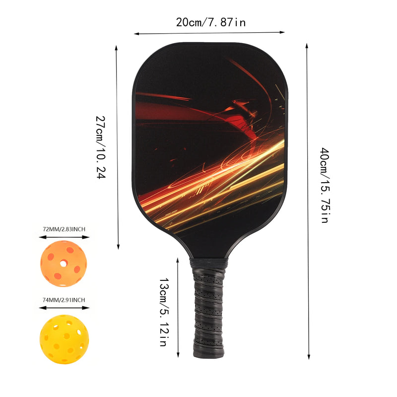 Conjunto de Raquetes de Pickleball Grafite - Aventura e Diversão ao Ar Livre