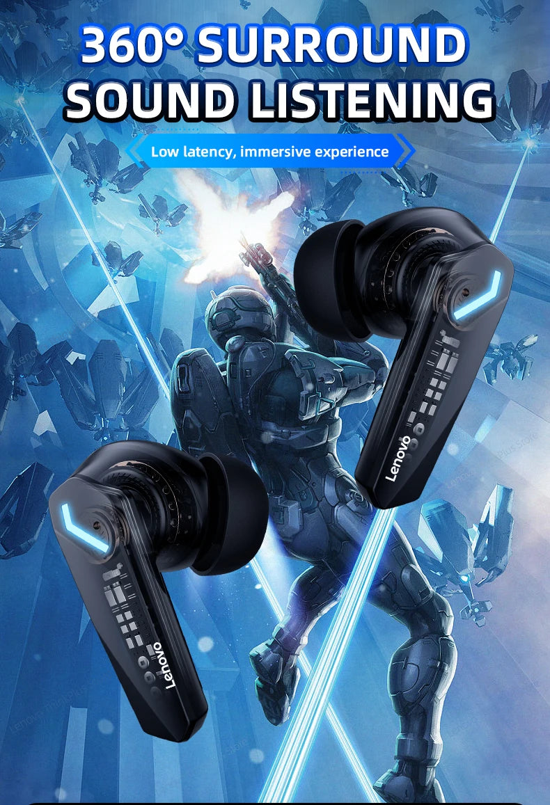 Fones de Ouvido Lenovo-GM2 Pro Sem Fio