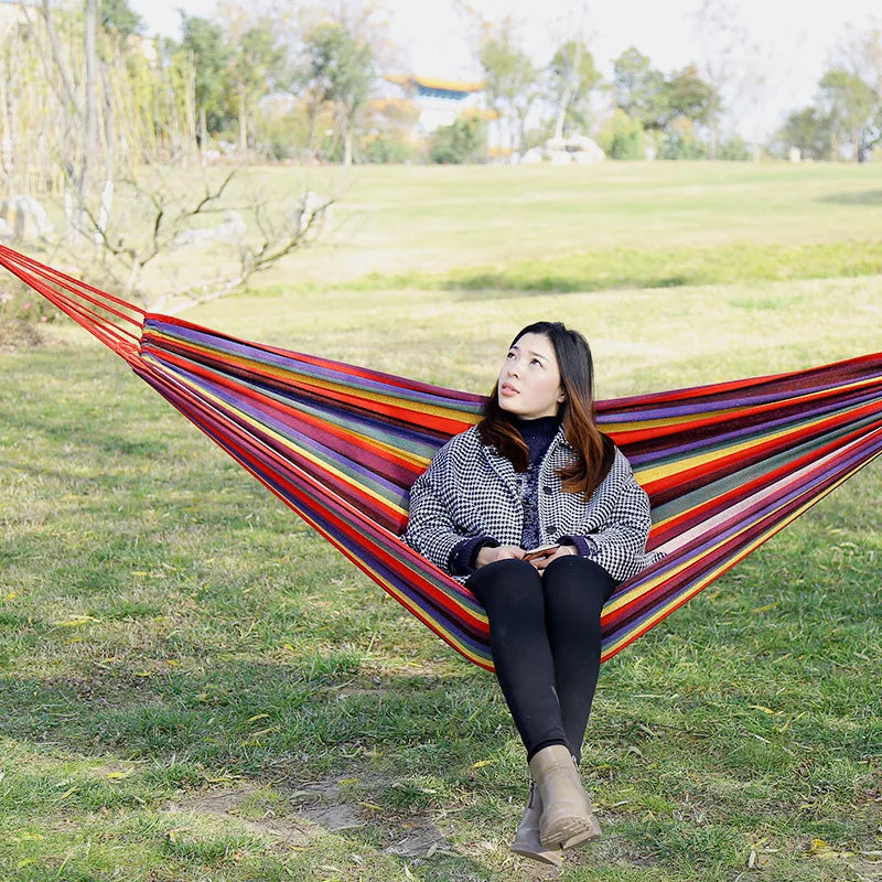 Rede de Descanso Canvas - Single Hammock Listrada