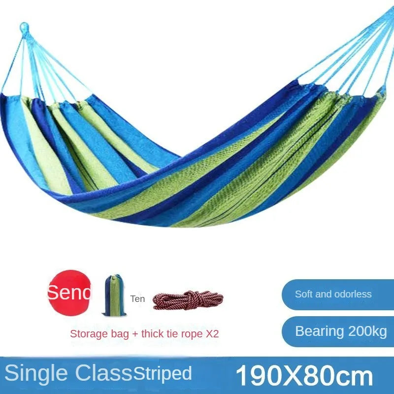 Rede de Descanso Canvas - Single Hammock Listrada