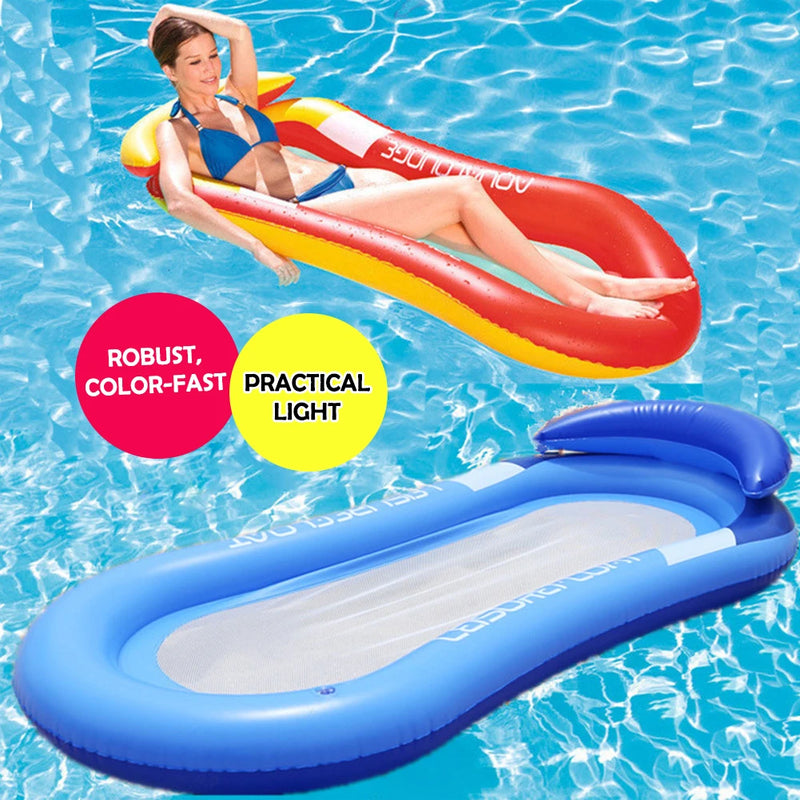 Rede Inflável Flutuante - Relaxamento e Diversão na Água