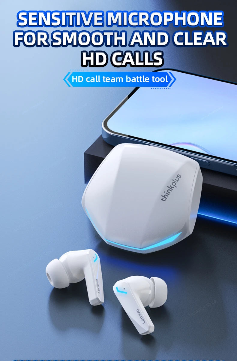 Fones de Ouvido Lenovo-GM2 Pro Sem Fio