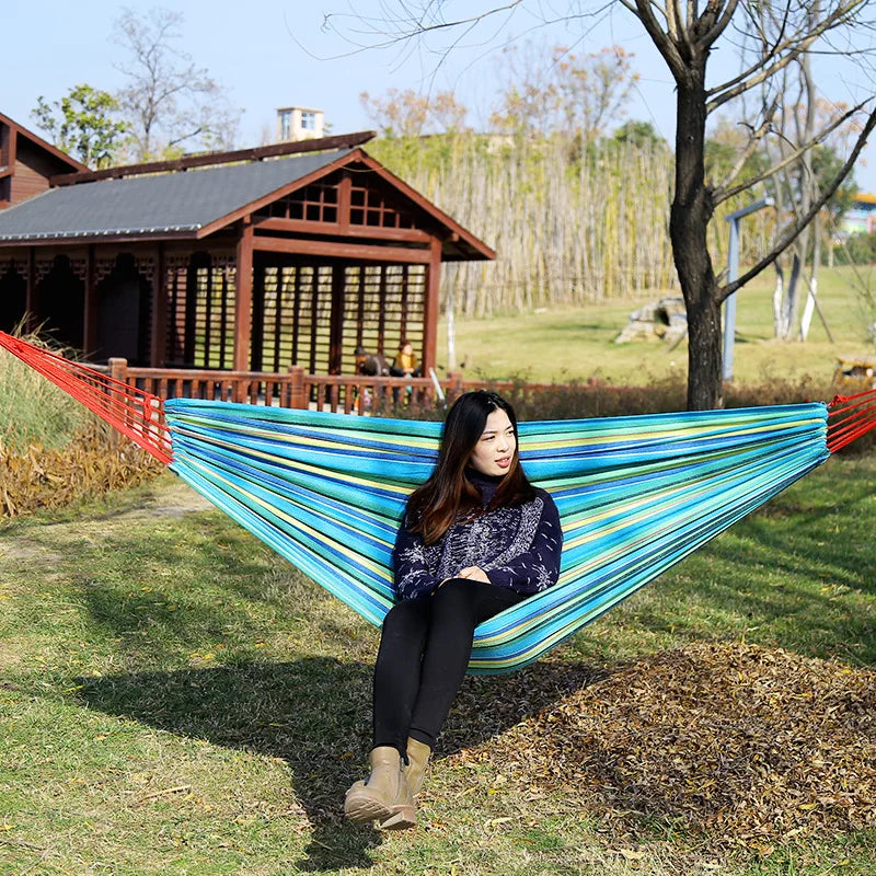 Rede de Descanso Canvas - Single Hammock Listrada