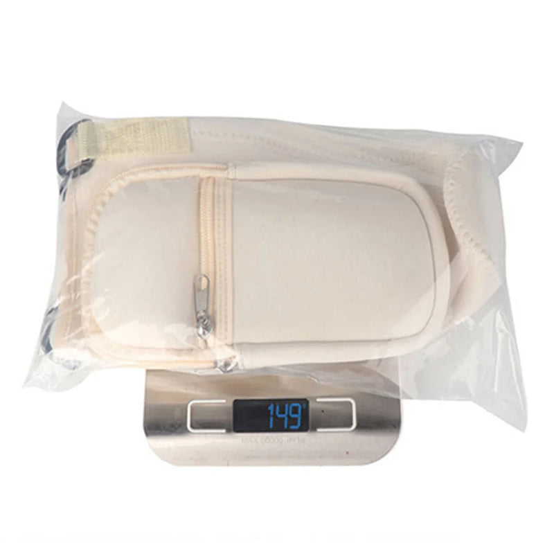 Bolsa Portátil para Garrafa de Água com Bolso para Telefone - Estilo e Praticidade!