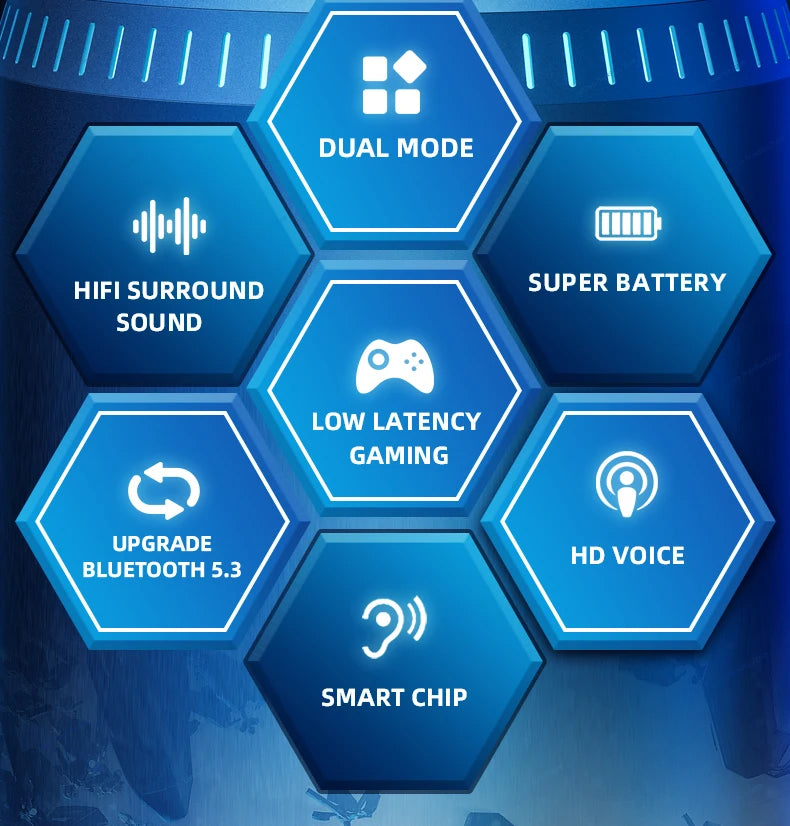 Fones de Ouvido Lenovo-GM2 Pro Sem Fio