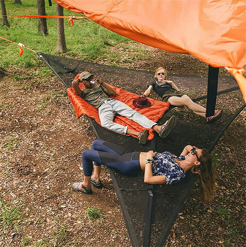 Rede Portátil Triangular - Tenda Suspensa para Camping