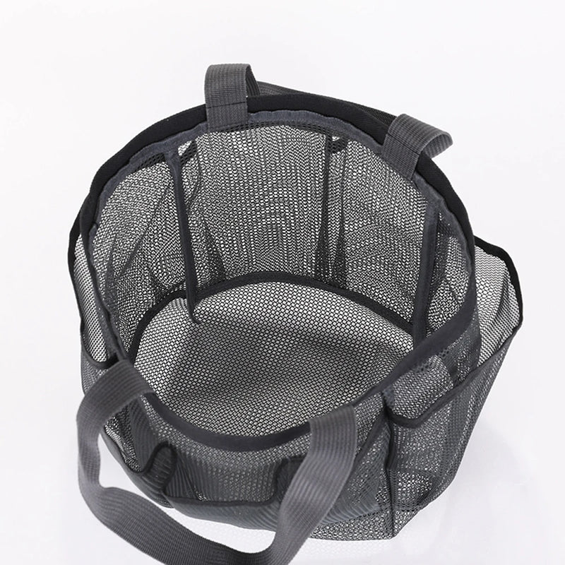 Saco de Chuveiro de Malha - Organizador Portátil para Higiene Pessoal
