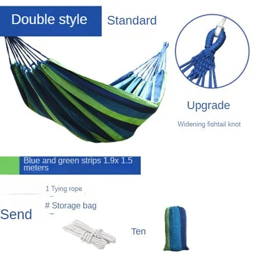 Rede de Descanso Canvas - Single Hammock Listrada