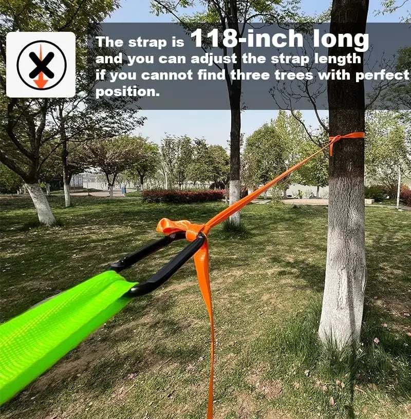 Rede Portátil Triangular - Tenda Suspensa para Camping