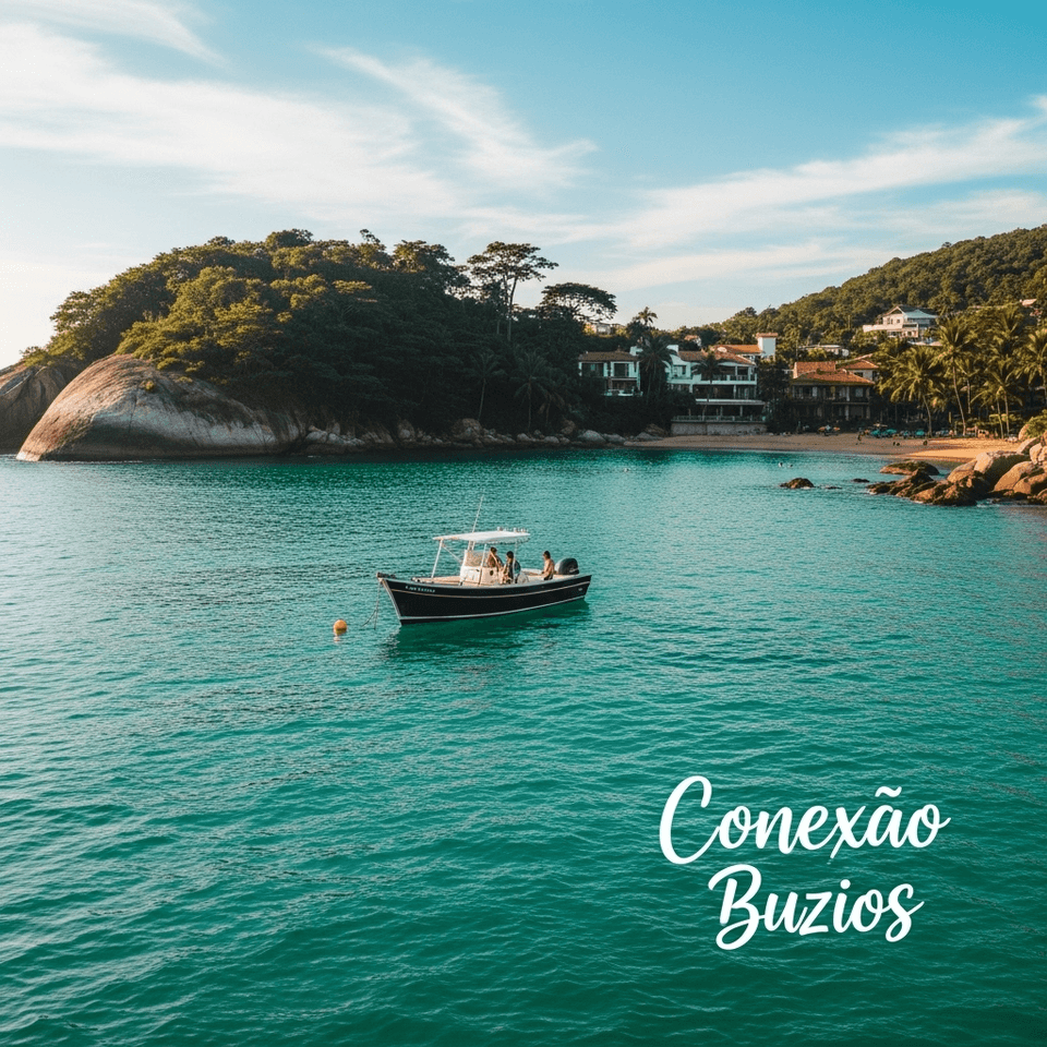 Passeio de escuna em Buzios - mar aberto